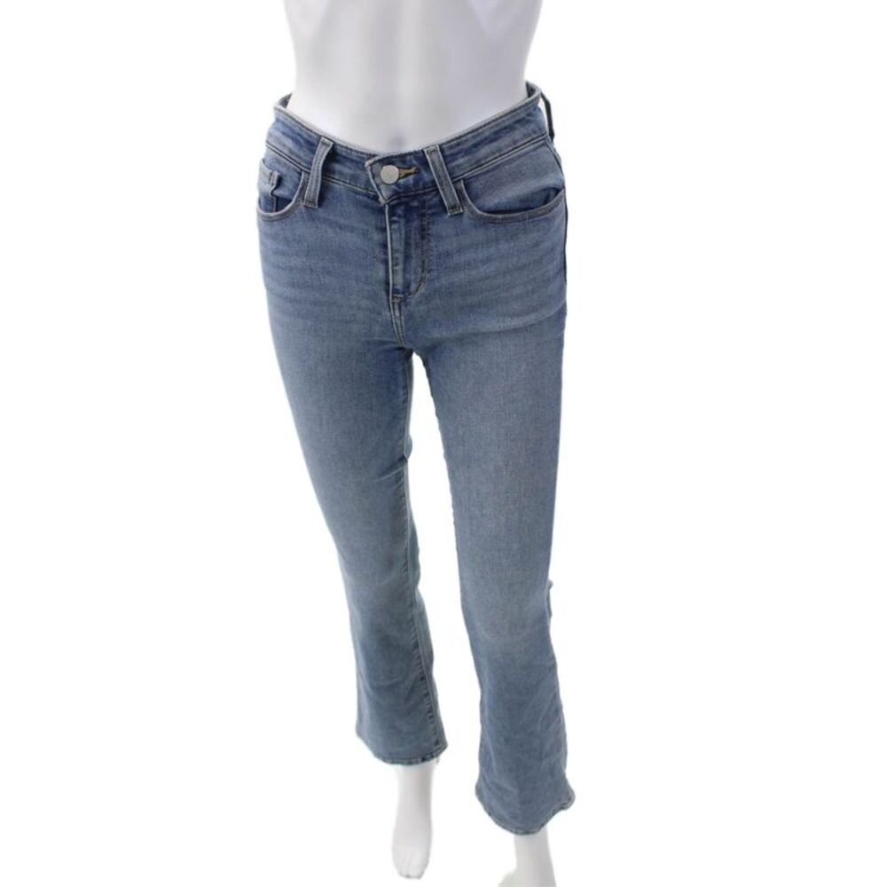 Joe's Collection Womens Cotton Denim 5 Pocket Mid-Rise Flared Jeans Blue Size 24